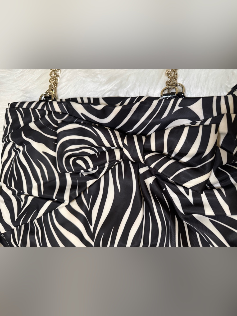 Kate Spade Zebra Bow Tote Bag - Picture 5 of 6